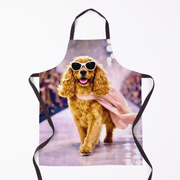 Item preview, Un cocker spaniel de moda en la pasarela. Perro de moda. designed and sold by Steffani Lehmann.