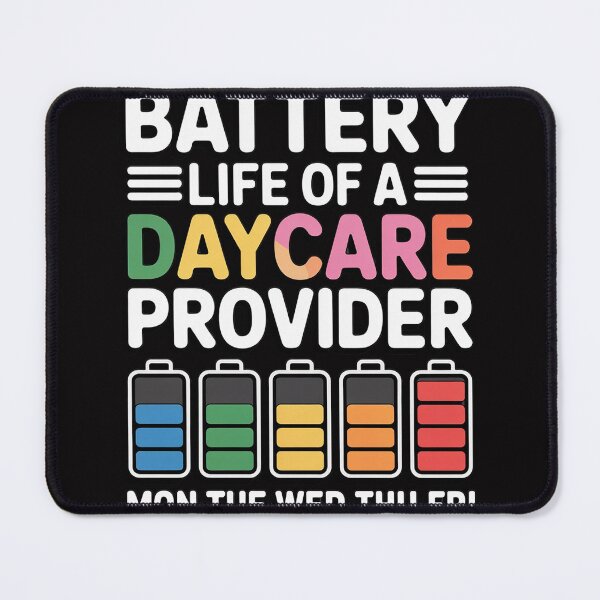 Item preview, Battery Life of Daycare Provider Teacher Back School designed and sold by berniceschm.