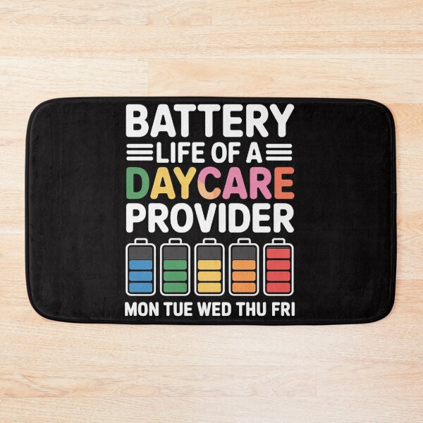 Item preview, Battery Life of Daycare Provider Teacher Back School designed and sold by berniceschm.