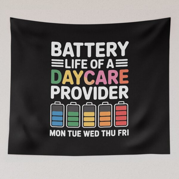 Item preview, Battery Life of Daycare Provider Teacher Back School designed and sold by berniceschm.