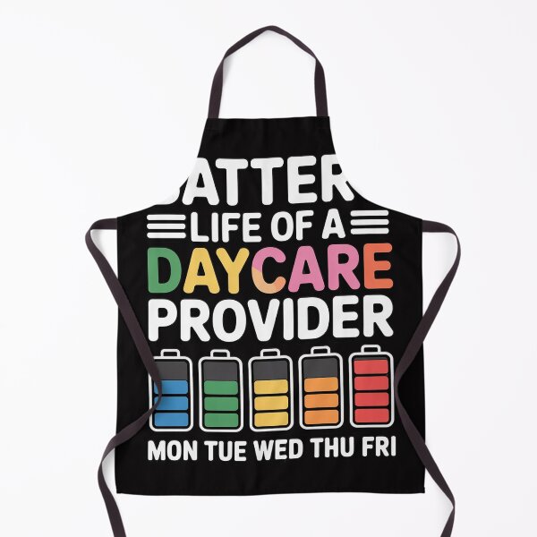 Item preview, Battery Life of Daycare Provider Teacher Back School designed and sold by berniceschm.