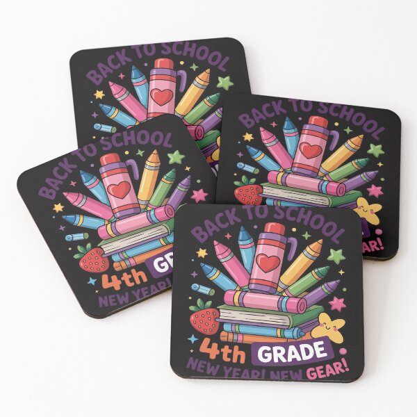 Item preview, Back To School, Girl 4th Grade, Fourth Grade School Supplies designed and sold by berniceschm.