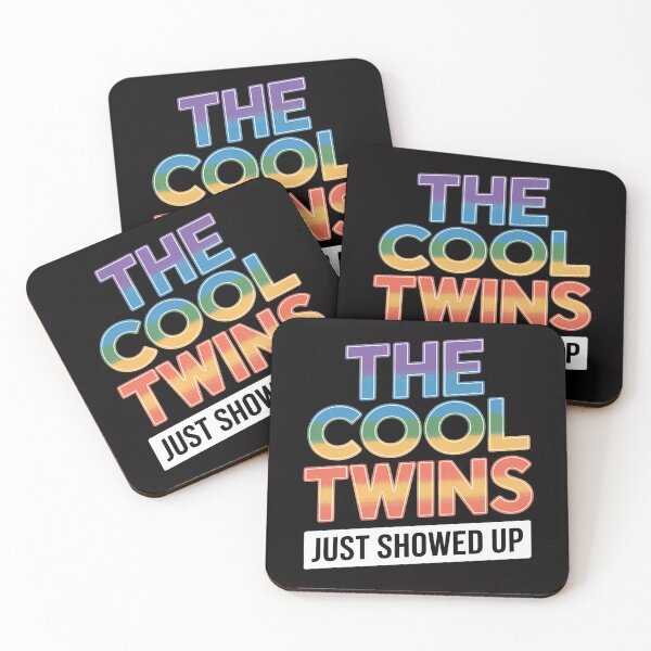 Item preview, Back to School Cool Twins Just Showed Up Kid Teen Twin designed and sold by berniceschm.