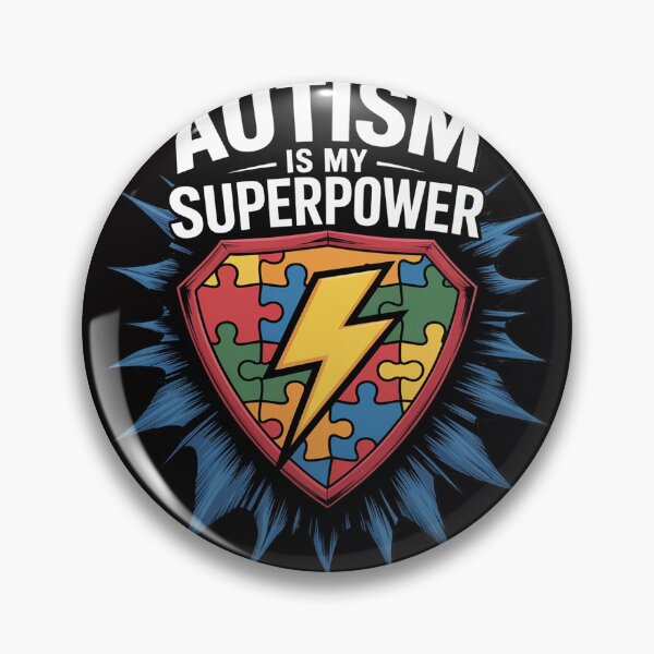 Item preview, Autism is My Super Power Superhero Autism Awareness designed and sold by berniceschm.