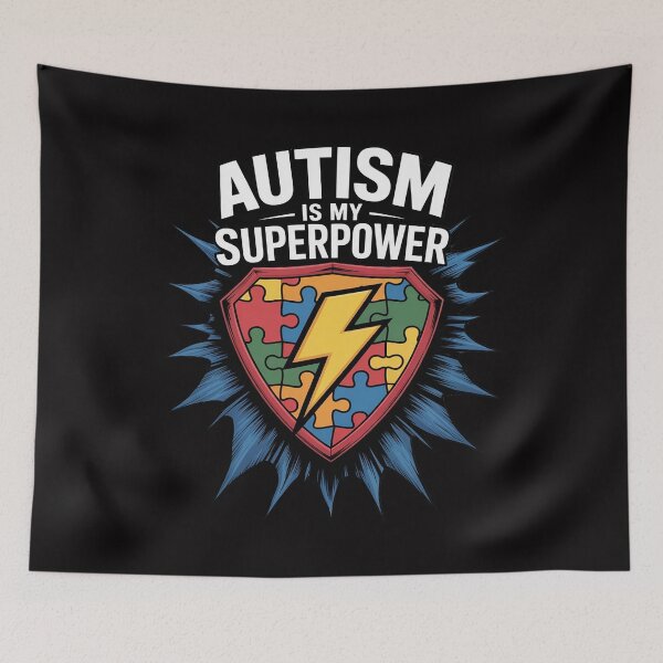 Item preview, Autism is My Super Power Superhero Autism Awareness designed and sold by berniceschm.