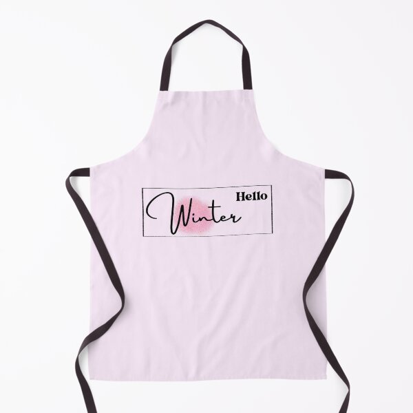 Item preview, Hello Winter Typography Design with Pink Glitter Accent designed and sold by Inkworksbyshery.