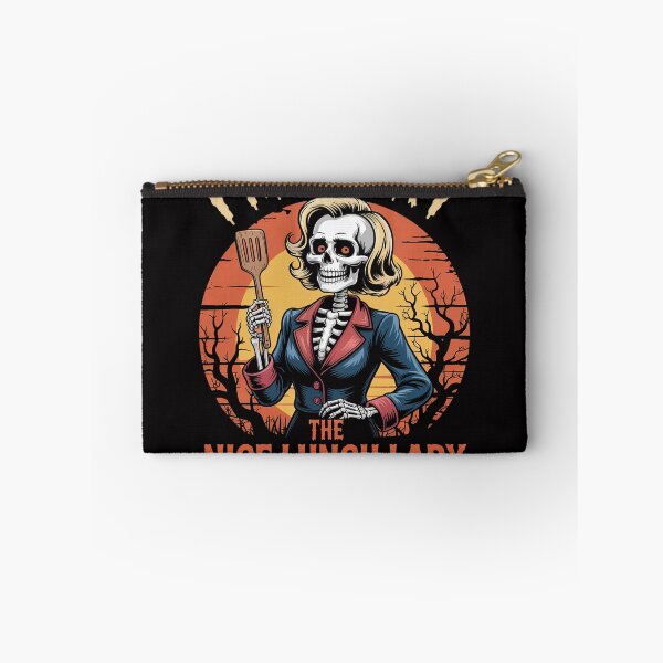 Item preview, The Nice Lunch Lady Halloween Scary Skeleton Lunch Lady designed and sold by berniceschm.