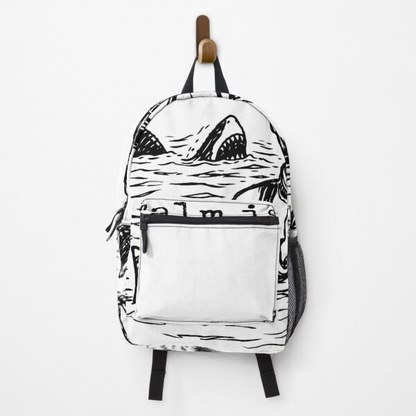 Item preview, Calm Is a Choice – Dark Humor Meditation Shark Illustration designed and sold by NoHopeClub.