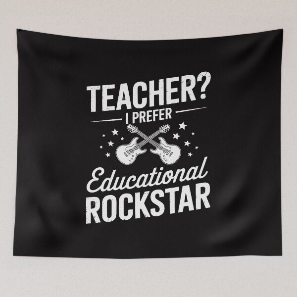 Item preview, Teacher I Prefer Educational Rockstar Guitar Distressed designed and sold by berniceschm.
