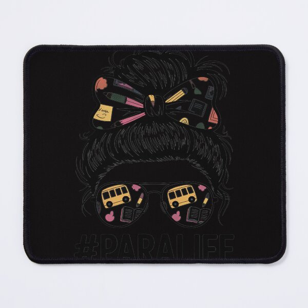 Item preview, Teacher Para Life Tee Paraprofessional Cute Messy Bun designed and sold by berniceschm.