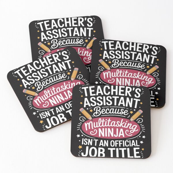 Item preview, Teacher Assistant Teaching School Ninja Appreciation designed and sold by berniceschm.