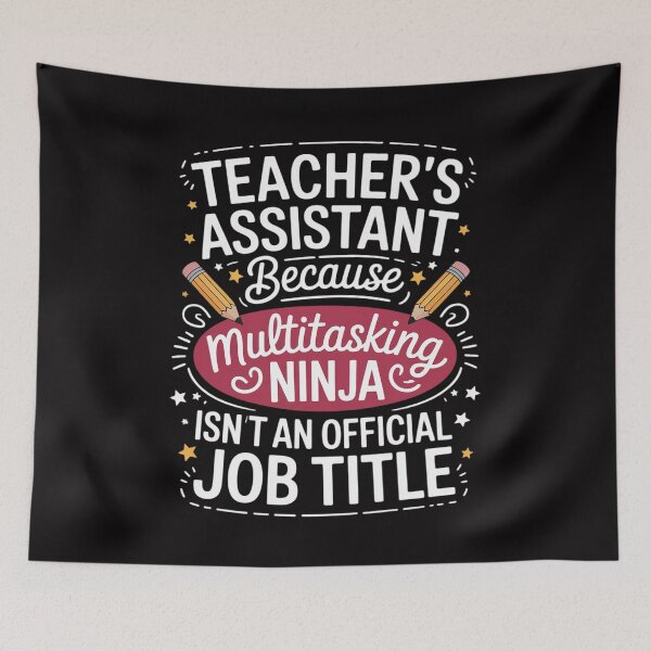 Item preview, Teacher Assistant Teaching School Ninja Appreciation designed and sold by berniceschm.