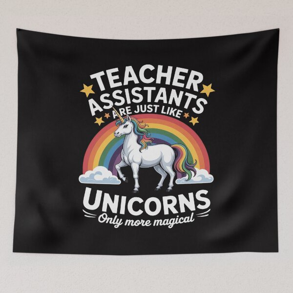 Item preview, Teacher Assistant Unicorn Teaching School Appreciation designed and sold by berniceschm.