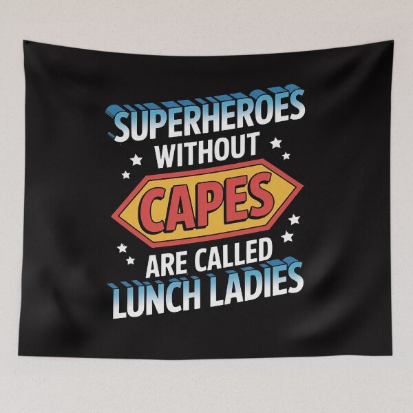 Item preview, Superheroes Without Capes Are Called Lunch Ladies designed and sold by sonlylya.
