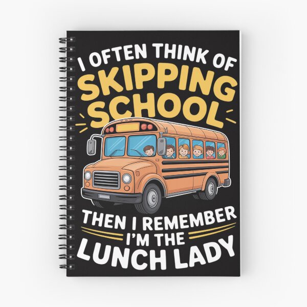 Item preview, Skipping School Bus But I'm the Lunch Lady designed and sold by sonlylya.