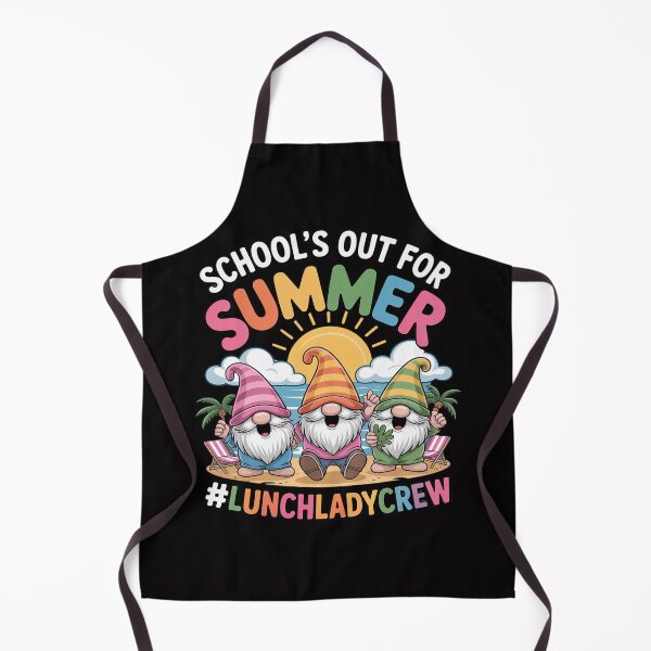 Item preview, Schools Out For Summer Lunch Lady Crew Gnomes Summer Vibes designed and sold by sonlylya.