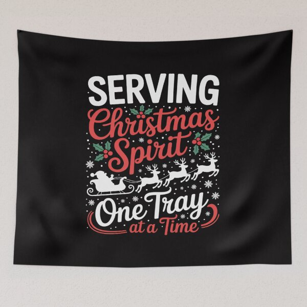 Item preview, School Cafeteria Worker Food Service Christmas Lunch Lady designed and sold by sonlylya.