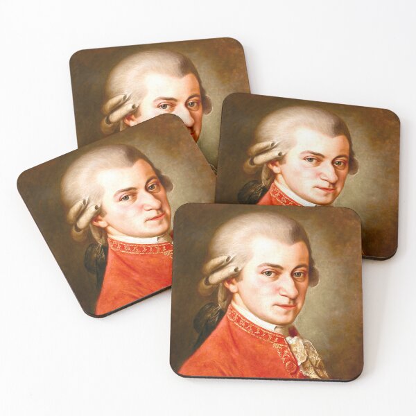 Artikelvorschau, Portrait von Wolfgang Amadeus Mozart entworfen und verkauft von Steffani Lehmann.