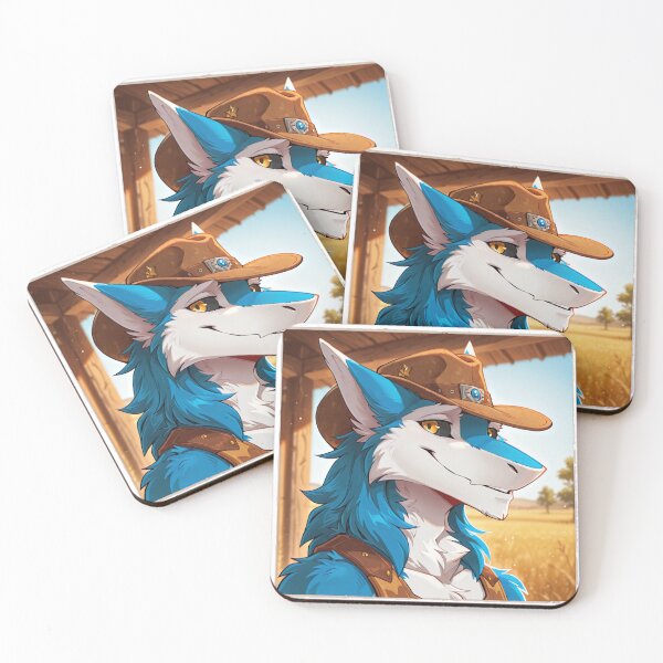 Item preview, The Fastest Blue Sergal in the West designed and sold by Finmm.
