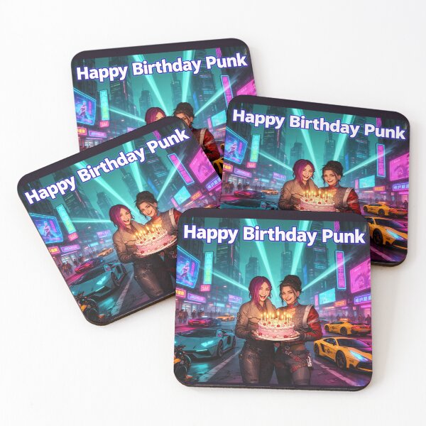 Item preview, Happy Birthday Punk designed and sold by aykiradesigns.