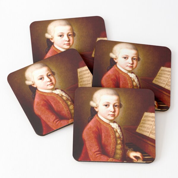 Item preview, Wolfgang Amadeus Mozart, the musical prodigy on the piano designed and sold by Steffani Lehmann.