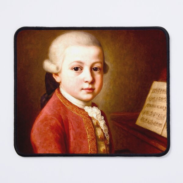 Item preview, Wolfgang Amadeus Mozart, the musical prodigy on the piano designed and sold by Steffani Lehmann.