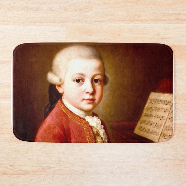 Item preview, Wolfgang Amadeus Mozart, the musical prodigy on the piano designed and sold by Steffani Lehmann.
