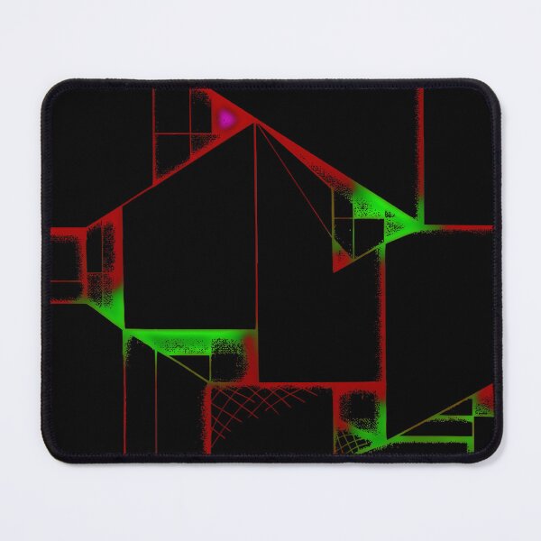 Item preview, Geometric Patern RedGrn designed and sold by UrbanPrts.
