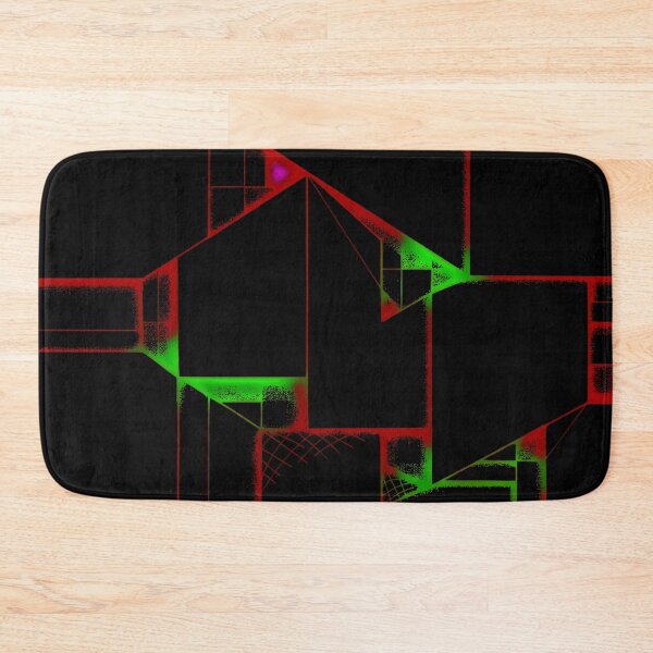 Item preview, Geometric Patern RedGrn designed and sold by UrbanPrts.