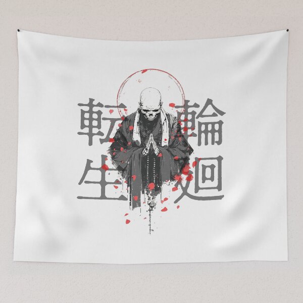 Item preview, Ink & Monk — Rinne Tensho (Reincarnation) designed and sold by MuKuRo-SPIRIT.