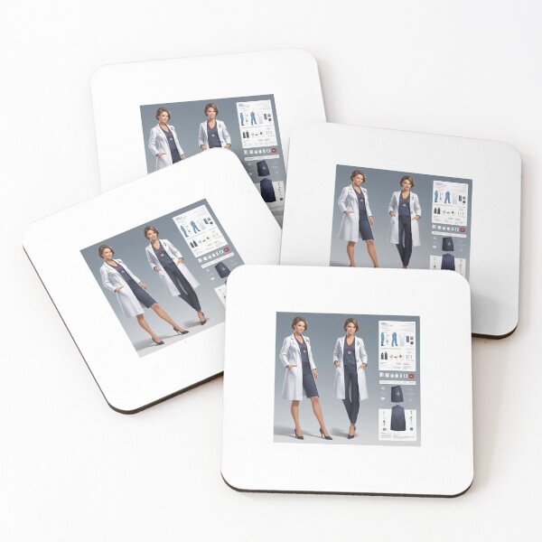 Item preview, Modern Medical Professional – Confident Doctor Illustration designed and sold by Mirgonhood.