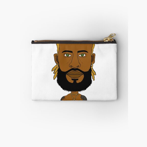 Item preview, Afro-Futurist Spiritual Portrait - Blonde Dreads and Black Beard. Illustration. designed and sold by Eric Sintès.