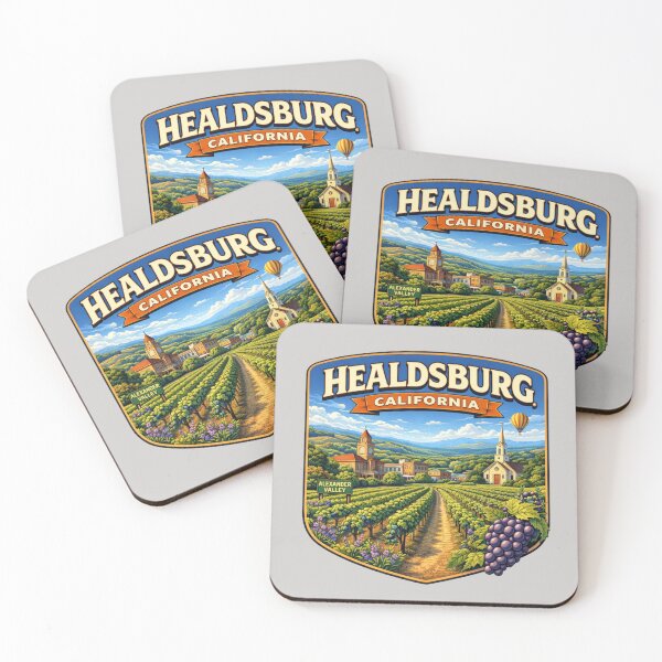 Item preview, Healdsburg, California designed and sold by Myra365Art.