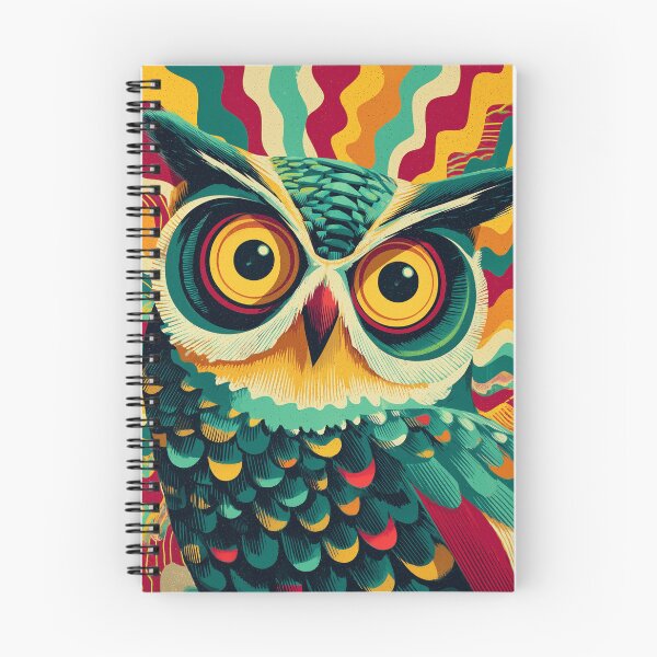 Item preview, Wide Awake Cosmic Owl designed and sold by ArgentoArt.