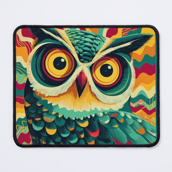 Item preview, Wide Awake Cosmic Owl designed and sold by ArgentoArt.