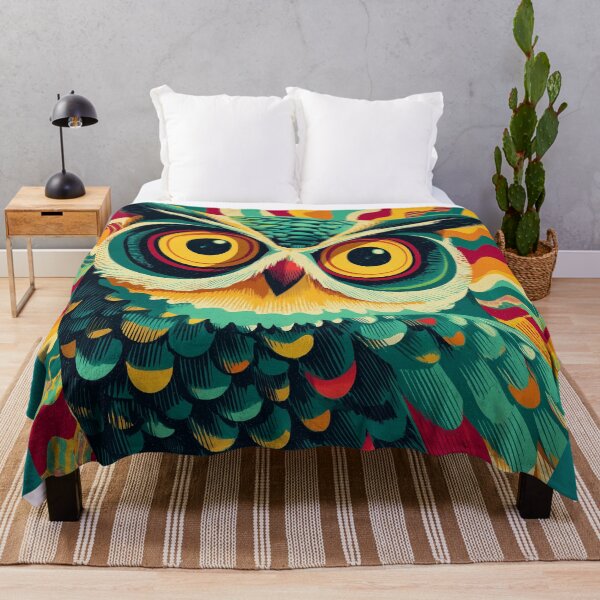 Item preview, Wide Awake Cosmic Owl designed and sold by ArgentoArt.