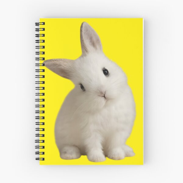 Item preview, Curious White Bunny Rabbit - Cute Realistic Animal designed and sold by SoyGalactic.