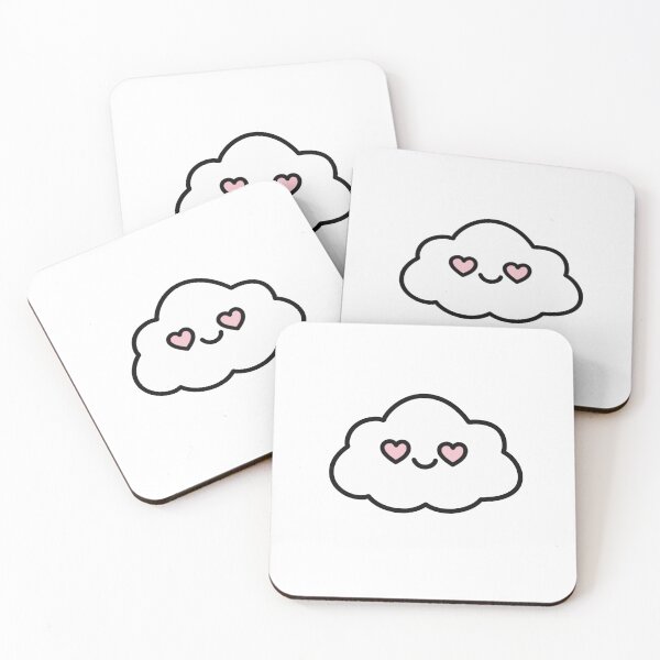 Item preview, Kawaii Love Cloud Illustration designed and sold by SunCraftStudio.