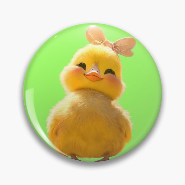 Item preview, Cute Yellow Chick with Bow - Kawaii Baby Chicken designed and sold by SoyGalactic.