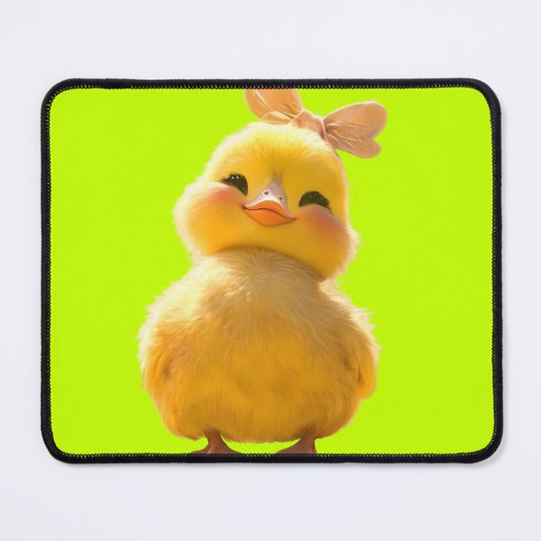 Item preview, Cute Yellow Chick with Bow - Kawaii Baby Chicken designed and sold by SoyGalactic.