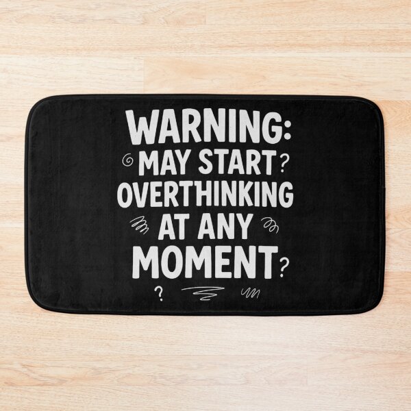 Item preview, Warning May Start Overthinking At Any Moment Vintage Graphic designed and sold by jakaun.