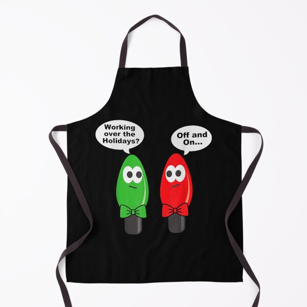 Item preview, Funny Christmas Lights Joke Light Bulb Working Off On Pun designed and sold by jakaun.