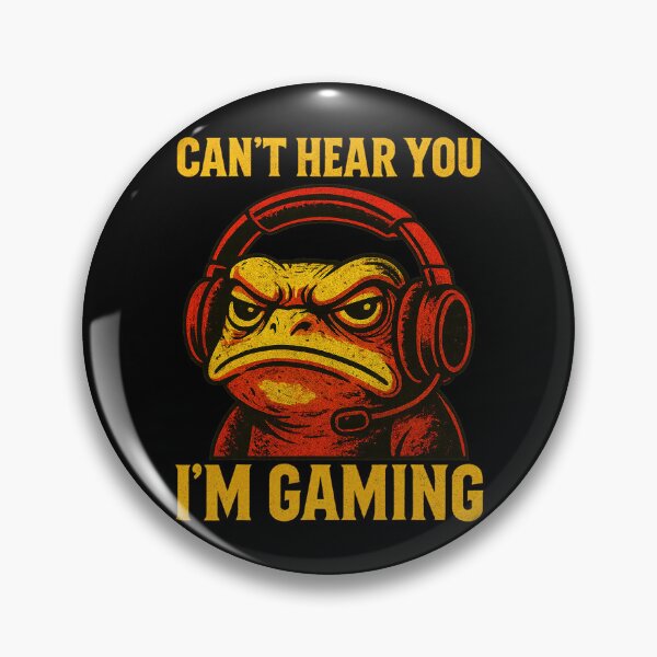 Item preview, Can't Hear You Video Gaming Funny Gamer Frog Men Women Boys designed and sold by jakaun.