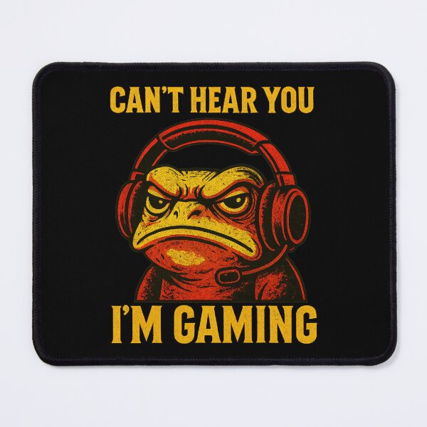 Item preview, Can't Hear You Video Gaming Funny Gamer Frog Men Women Boys designed and sold by jakaun.