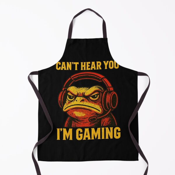Item preview, Can't Hear You Video Gaming Funny Gamer Frog Men Women Boys designed and sold by jakaun.
