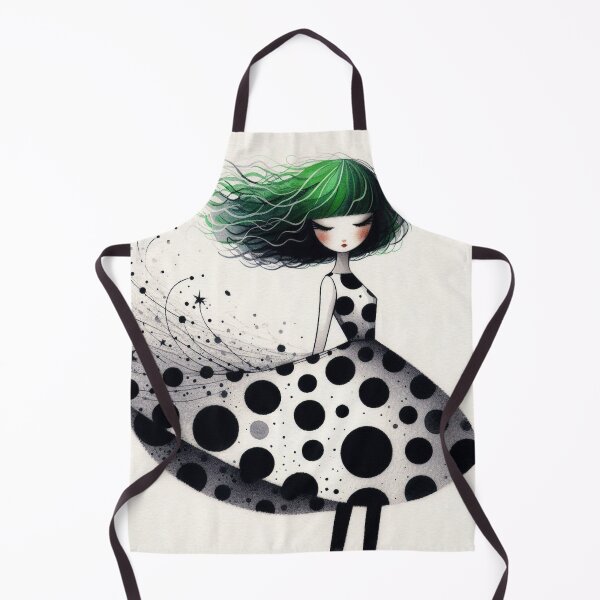Item preview, Girl with Green Hair designed and sold by Beyondnote-Art.