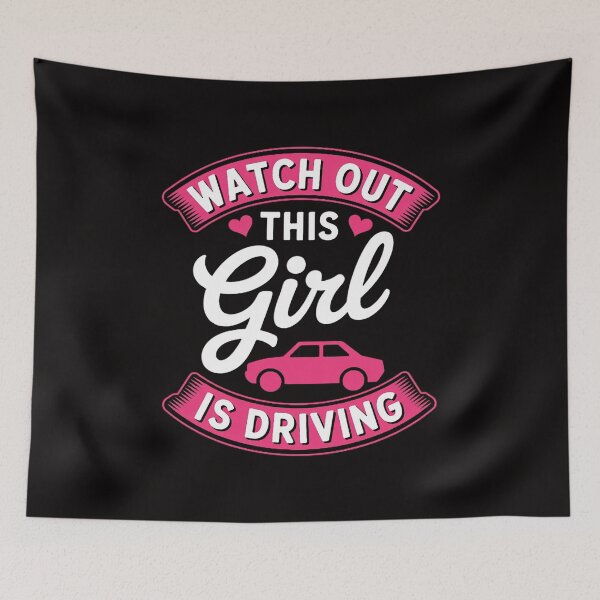 Item preview, Watch Out This Girl Is Driving New Driver designed and sold by banbopbii.