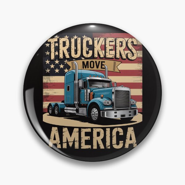 Item preview, Truckers Move America - Semi Truck Driver Trucking Big Rig designed and sold by banbopbii.