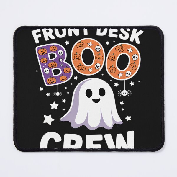 Item preview, Front Desk Boo Crew Funny Ghost Halloween Receptionist designed and sold by Dolostope.