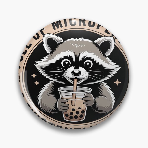 Item preview, Full of Microplastics and Existential Angst Sarcasm Raccoon designed and sold by Dolostope.